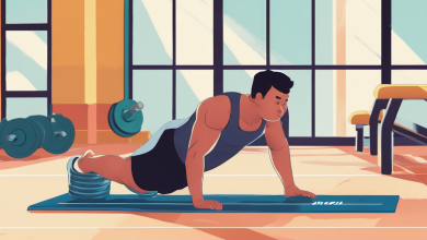 How to Move from Knee Push-Ups to Full Push-Ups — AI-generated illustration