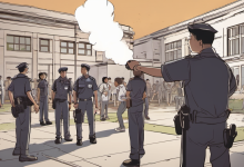 Teenager's Hand Blown Off in France School Protest Clash — AI-generated illustration