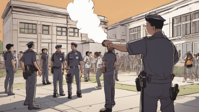 Teenager's Hand Blown Off in France School Protest Clash — AI-generated illustration