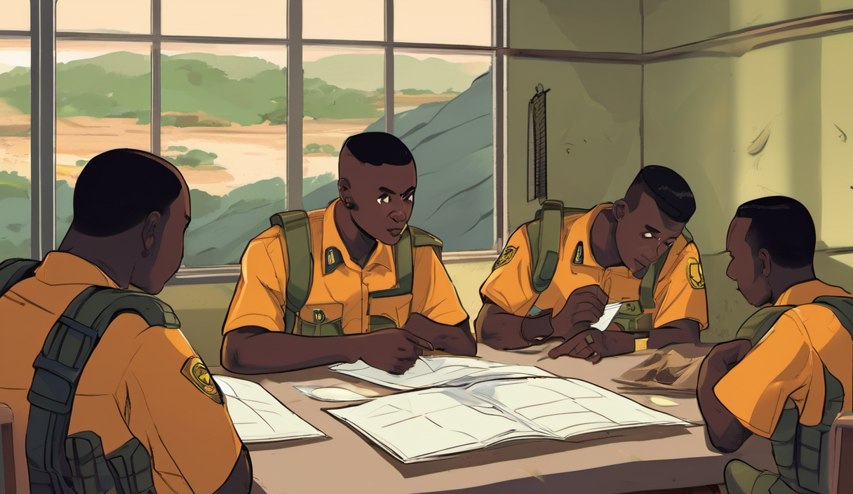 Nigerian Police Say Bombs Block Rescue of 19 Abducted Youth — AI-generated illustration