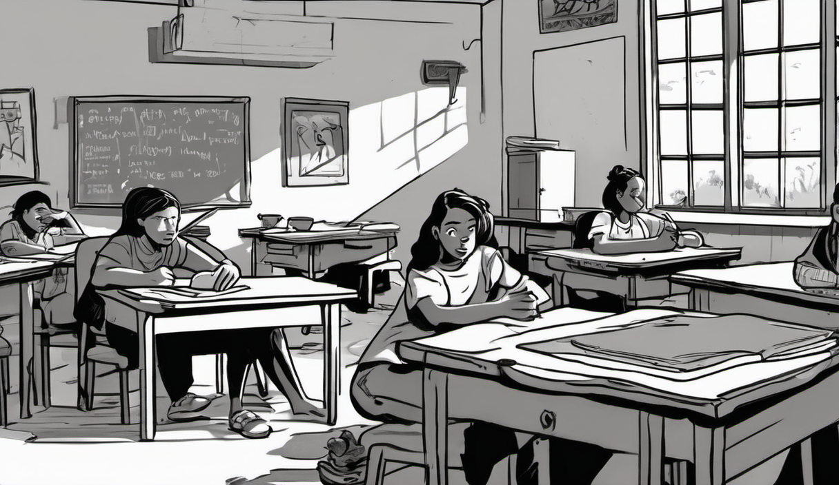 AI-generated conceptual illustration: Teacher Reacts to Khloe Kardashian Joke About Flirting