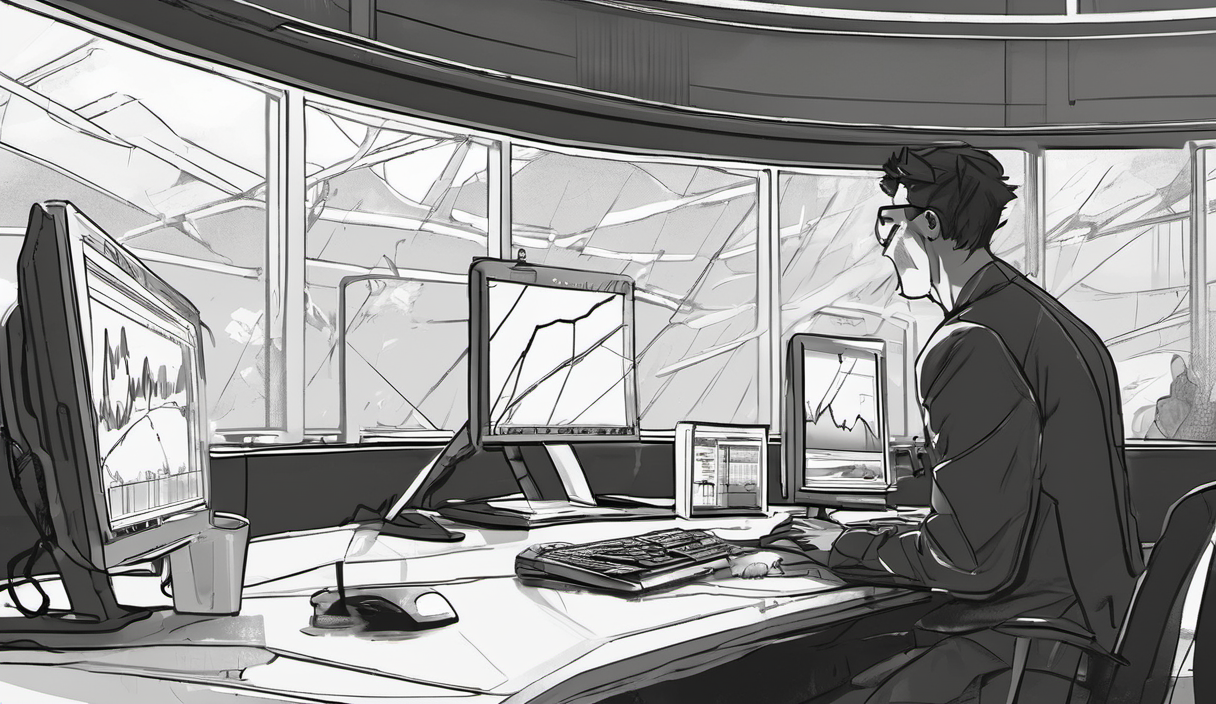 AI-generated conceptual illustration: One Year After Flash Crash, Has Crypto Learned Anything?