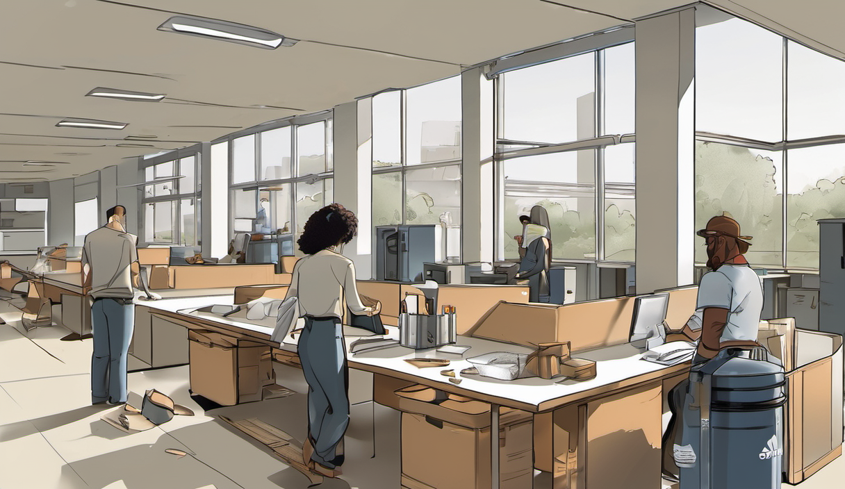 AI-generated conceptual illustration: Workplace Recycling in Wales: Progress and Challenges