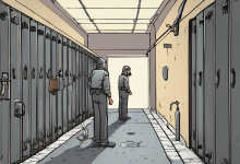 AI-generated conceptual illustration: Water Supply Issues Persist at Barlinnie Prison