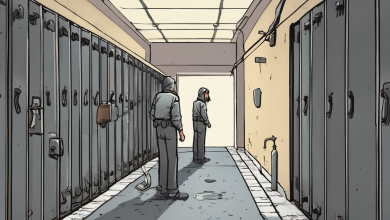 AI-generated conceptual illustration: Water Supply Issues Persist at Barlinnie Prison