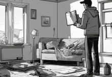 AI-generated conceptual illustration: Private Renters to Get Faster Damp and Mould Repairs Under New Government Plans