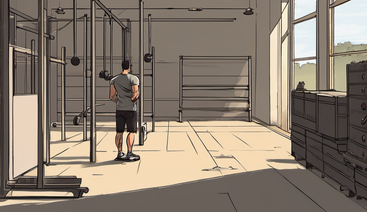 AI-generated conceptual illustration: Joey Swoll Updates on Heart Scare and Hospitalization