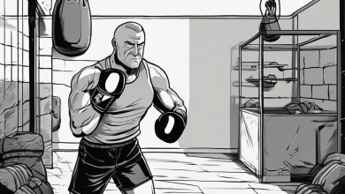 AI-generated conceptual illustration: Frank Grillo on Fitness, Fighting, and Staying Active Beyond Hollywood