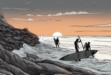 AI-generated conceptual illustration: Trial of Australian Surfing Trip Murders Ends in Guilty Verdict