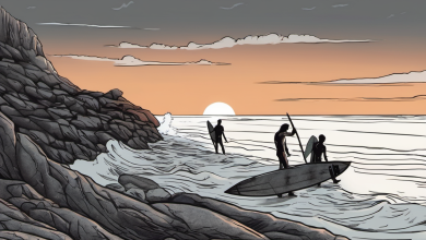 AI-generated conceptual illustration: Trial of Australian Surfing Trip Murders Ends in Guilty Verdict