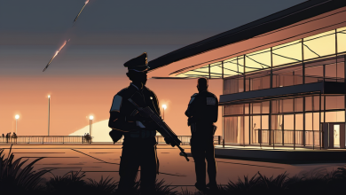 AI-generated conceptual illustration: Ella Langley Cancels Tulsa Concert Over Alleged Security Threat