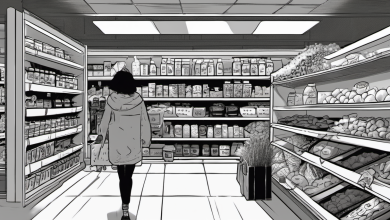 AI-generated conceptual illustration: Facial Recognition for Shoplifting? A Critical Look at the Proposal