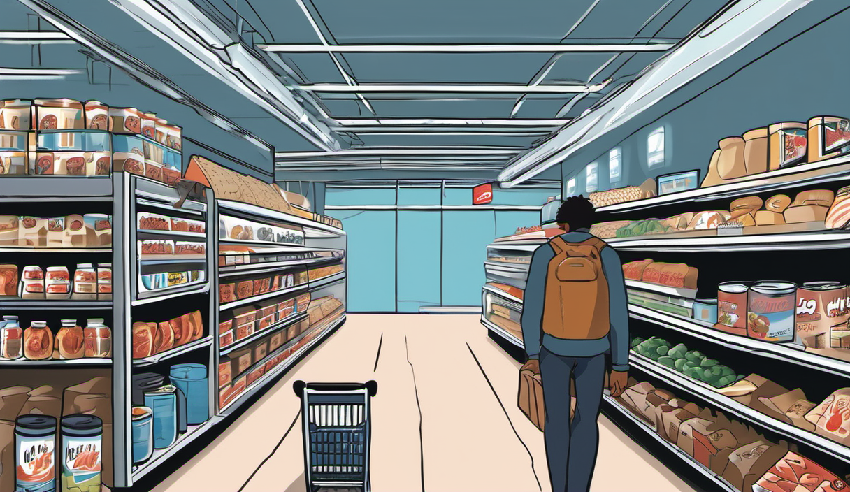 AI-generated conceptual illustration: Facial Recognition for Shoplifting? A Critical Look at the Proposal
