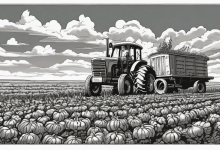 AI-generated conceptual illustration: How Oil Prices Influence Global Food Costs