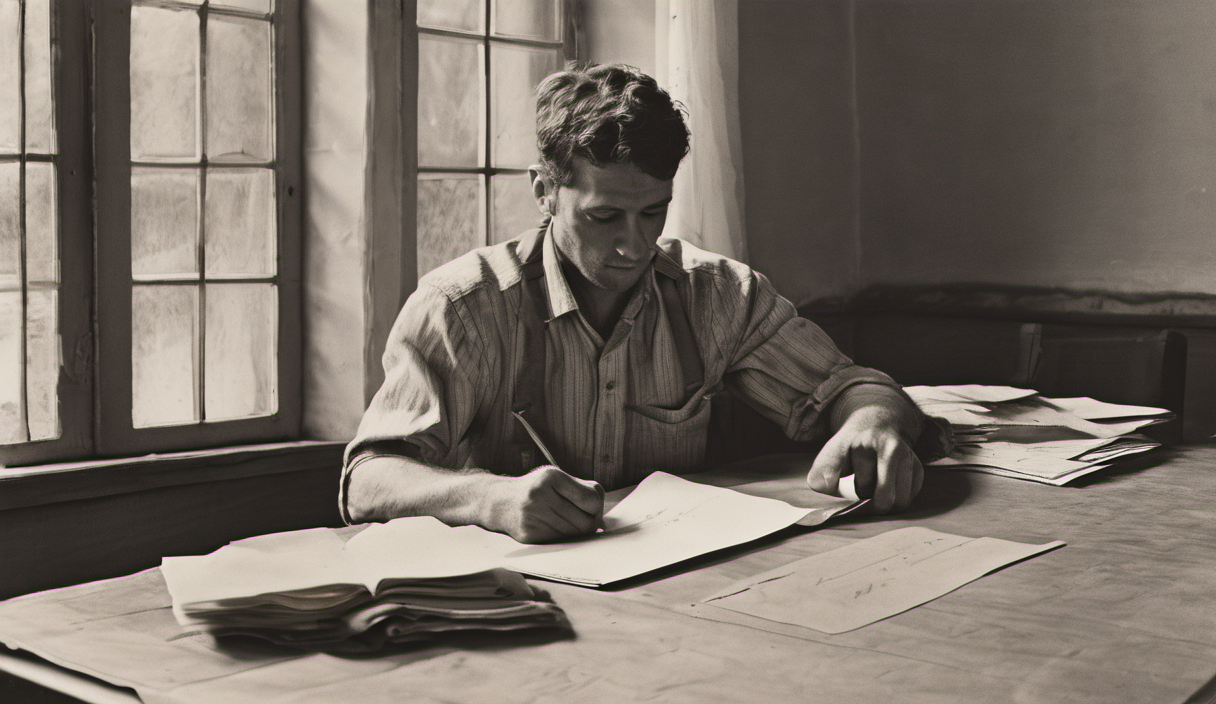 AI-generated illustration: Polish Codebreaker Fred Vanke Honoured After Decades of Secrecy