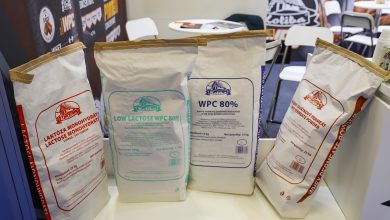 Protein powder supplements at FIBO 2019 in Cologne, Germany (47952474646).jpg