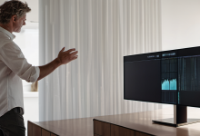 AI-generated image: A man is standing in the foreground, wearing a white shirt and dark trousers.