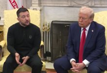 President Trump and Ukrainian President Zelenskyy in Oval Office, Feb. 28, 2025.webm