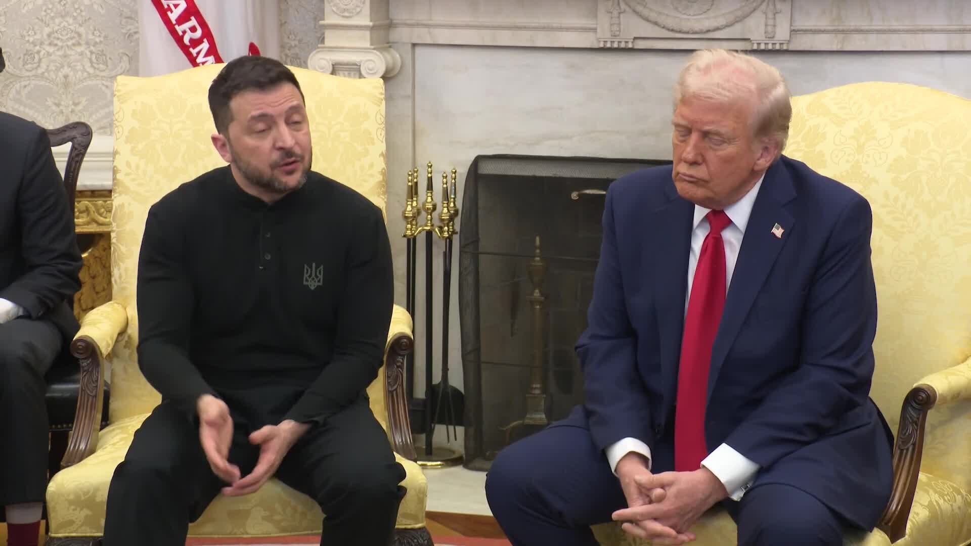 President Trump and Ukrainian President Zelenskyy in Oval Office, Feb. 28, 2025.webm