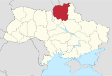 Chernihiv in Ukraine (-claims).svg