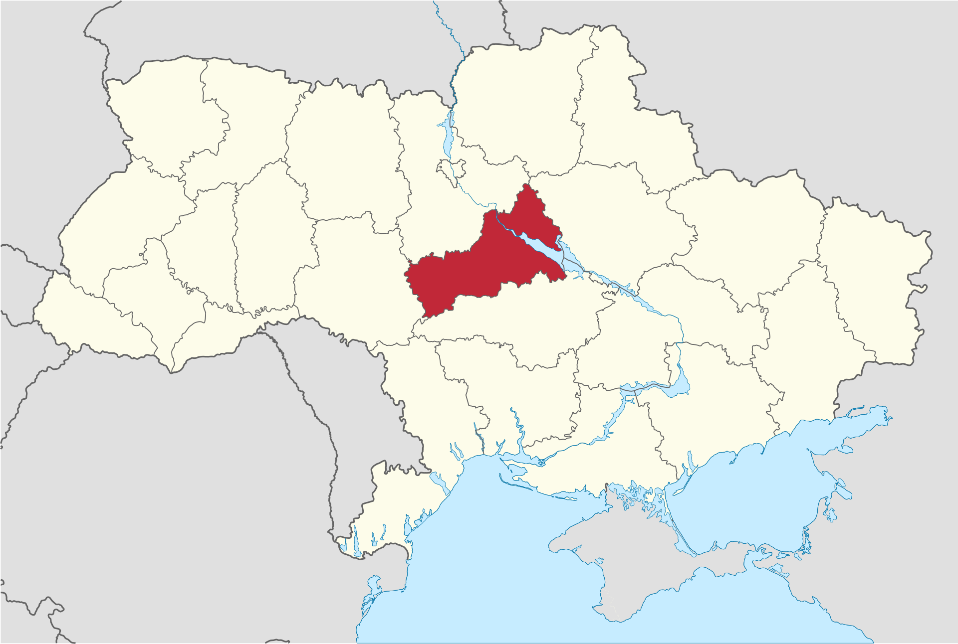 Cherkasy in Ukraine (-claims).svg