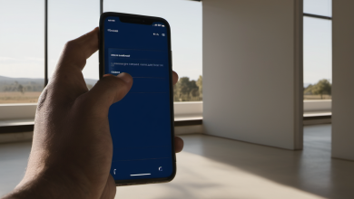 AI-generated image: A person's hand is holding a smartphone.