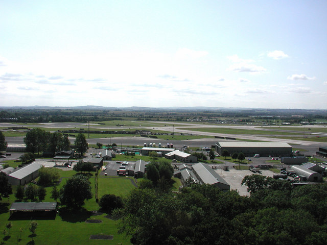 RAF Fairford military base in the Cotswolds, England