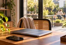 Cozy Home Office, Backyard Family Time