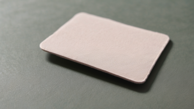 AI-generated image: A rectangular, pink-colored pad with a textured surface is the main subject.